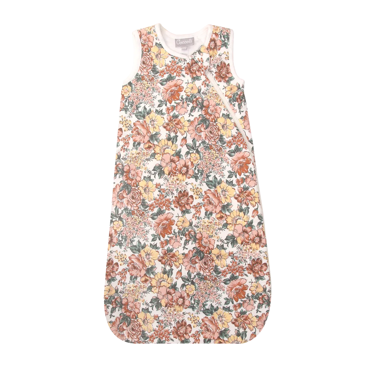 Coccoli Modal O.5 TOG Sleepsack in Summer Garden Print: Size NB to 18M