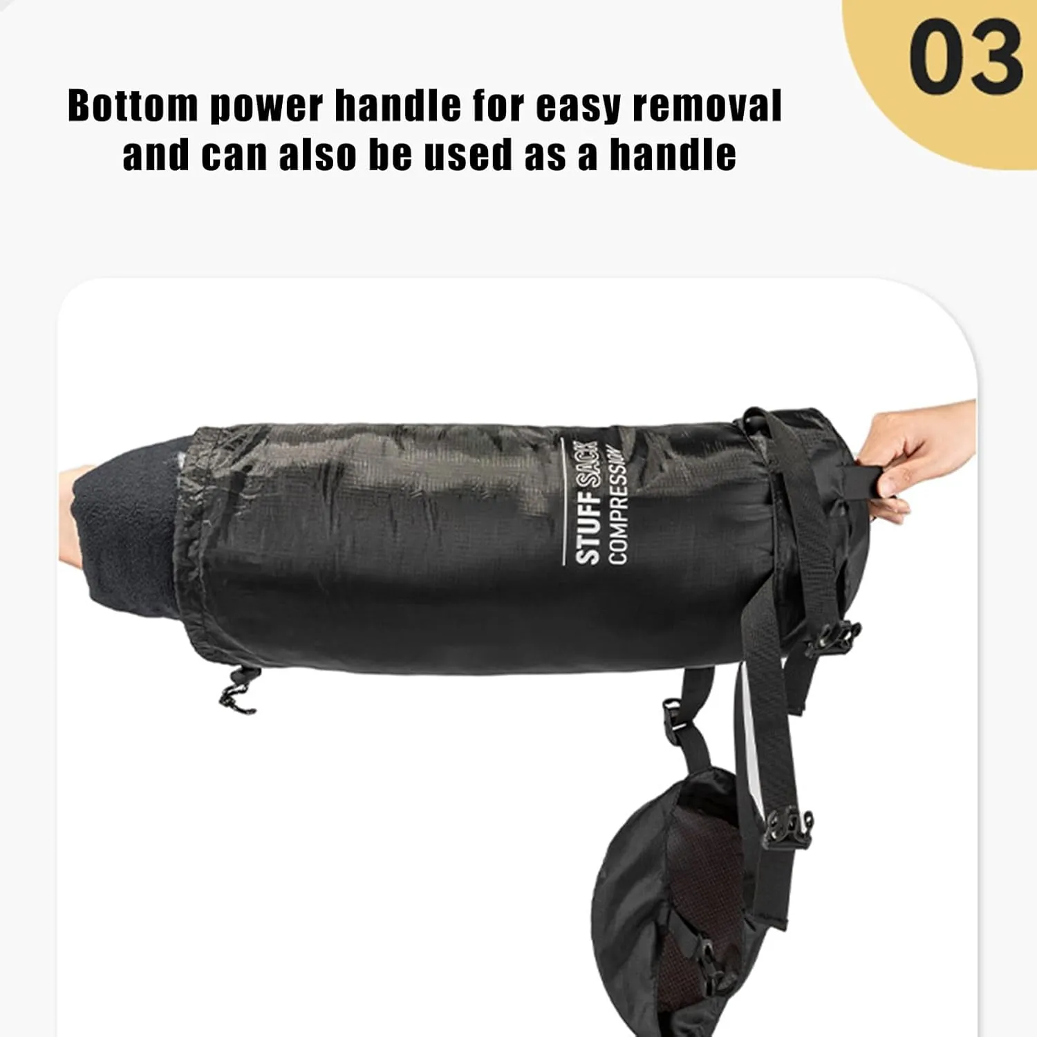 Compression Sack for Sleeping Bag | Waterproof Compression Dry Bag - Lightweight Multifunctional Outdoor Gear Reusable Hiking Supplies for Adventures Travel Hiking Camping