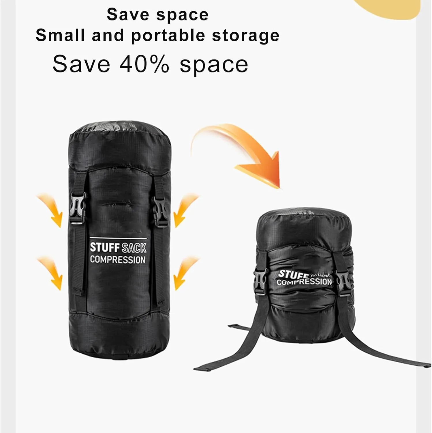 Compression Sack for Sleeping Bag | Waterproof Compression Dry Bag - Lightweight Multifunctional Outdoor Gear Reusable Hiking Supplies for Adventures Travel Hiking Camping