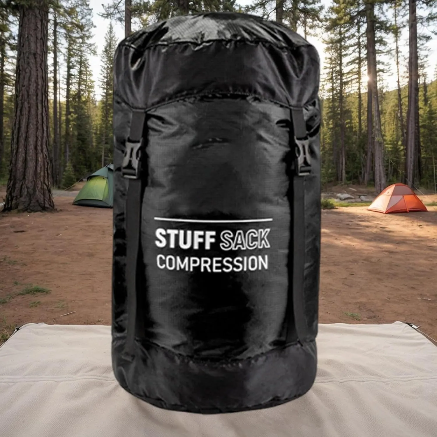 Compression Sack for Sleeping Bag | Waterproof Compression Dry Bag - Lightweight Multifunctional Outdoor Gear Reusable Hiking Supplies for Adventures Travel Hiking Camping