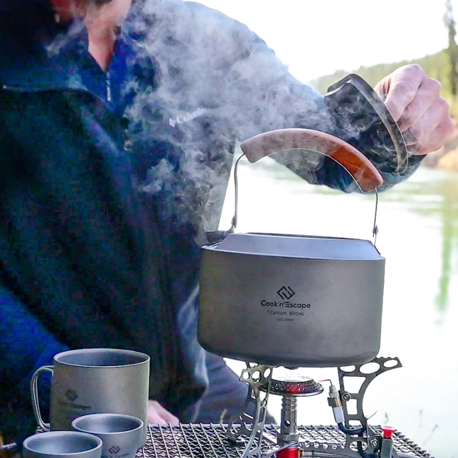 Cook'n'Escape Polar Night Kettle Titanium Kettle