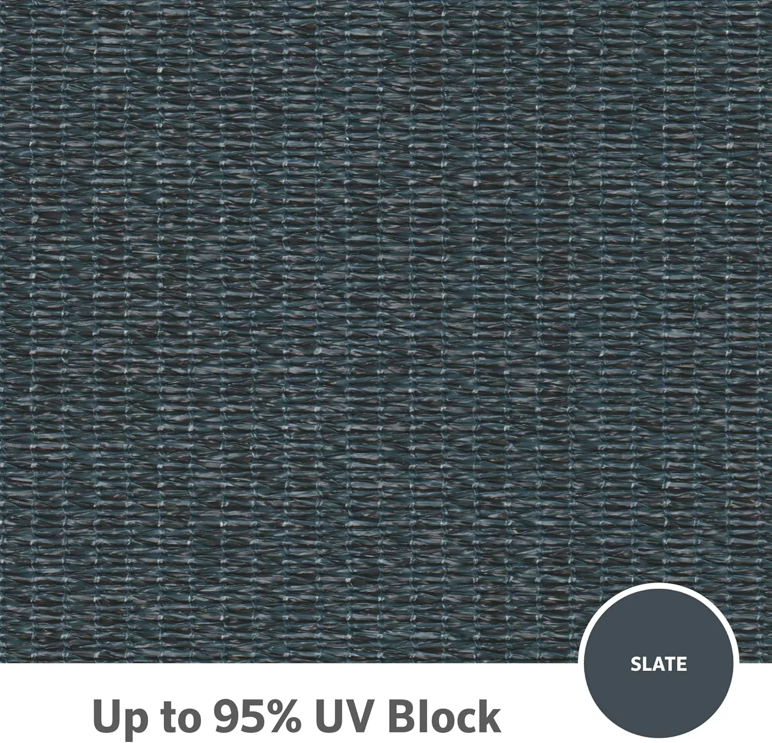 Coolaroo 16'5" x 9'11" Premium Shade Sail Kit, Rectangle - Slate