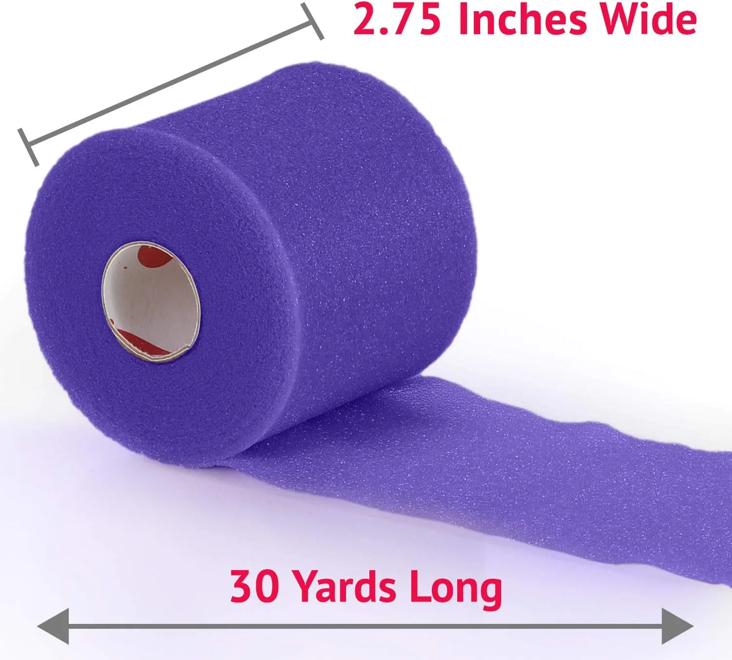 Cramer Tape Underwrap, Bulk Case of 48 Rolls of PreWrap for Athletic Taping, Hair Tie, Headband, Patellar Support, Pre-Wrap Athletic Tape Supplies, 2.75" X 30 Yard Rolls of Pre Wrap