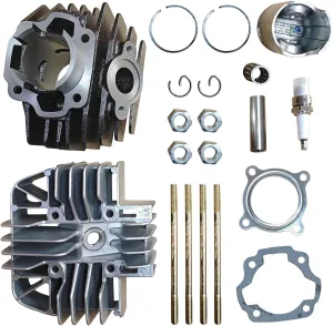 Cylinder Piston Head Gasket Top End Rebuild Kit Fit for 1983-2006 Yamaha PW80 PW 80