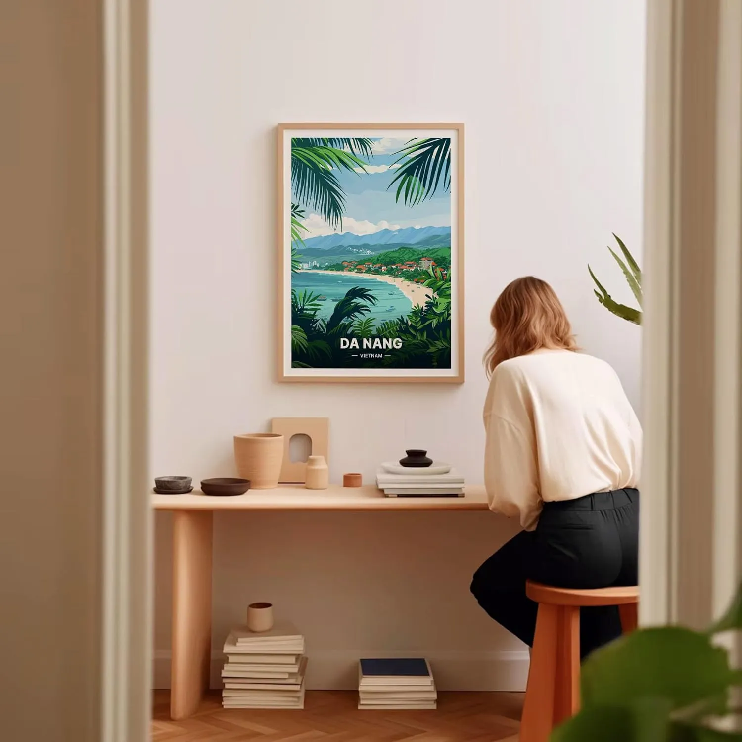 Da Nang Vietnam Poster, Travel-Inspired Wall Decor, Exotic Destination Artwork for Home and Office