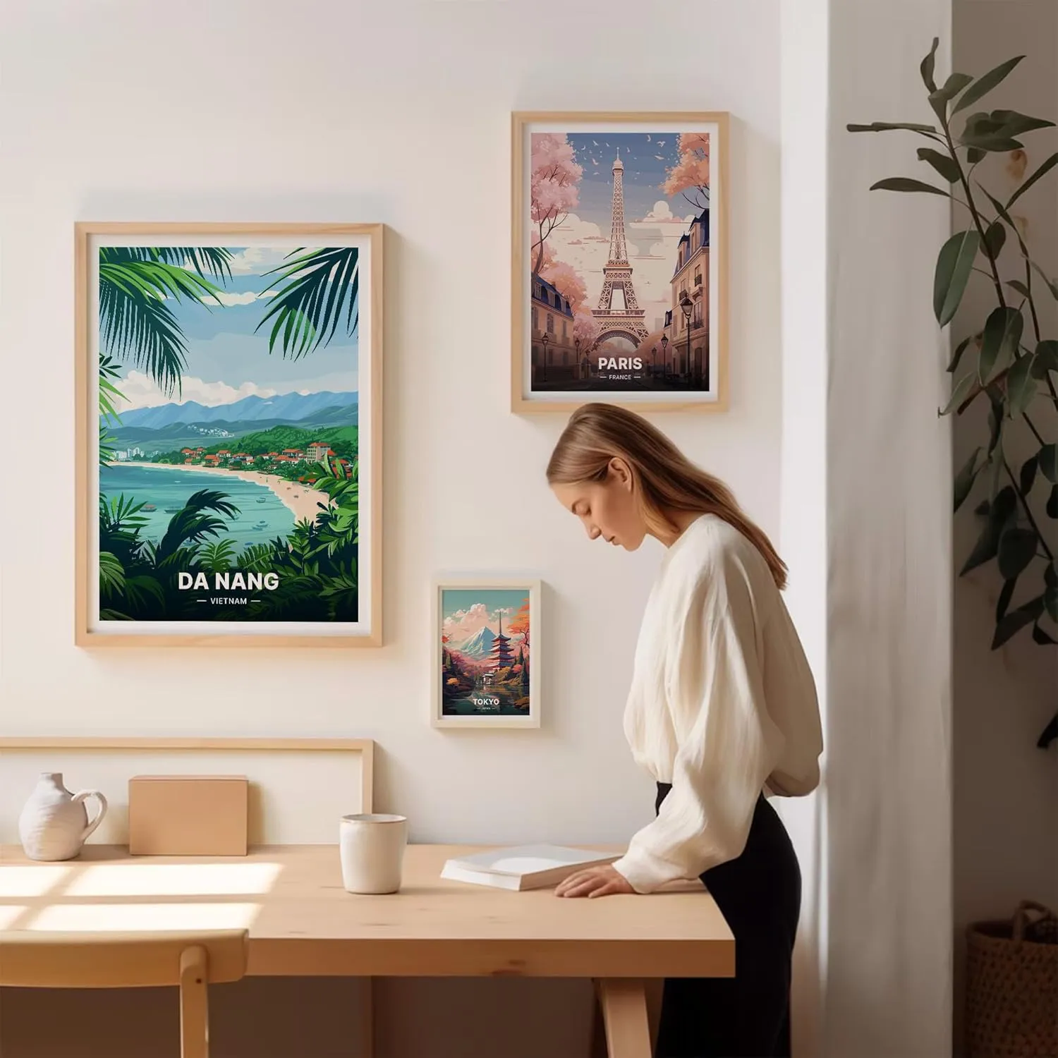 Da Nang Vietnam Poster, Travel-Inspired Wall Decor, Exotic Destination Artwork for Home and Office