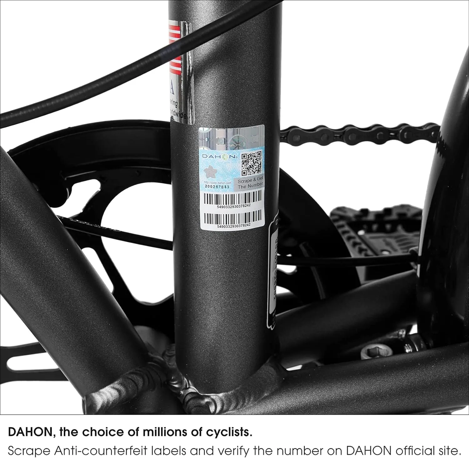 Dahon SUV D6 Folding Bike, Lightweight Aluminum Frame; 6-Speed Gears; 20” Foldable Bicycle for Adults