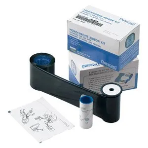 Datacard Monochrome RED Ribbon and Kit - 1500 Prints