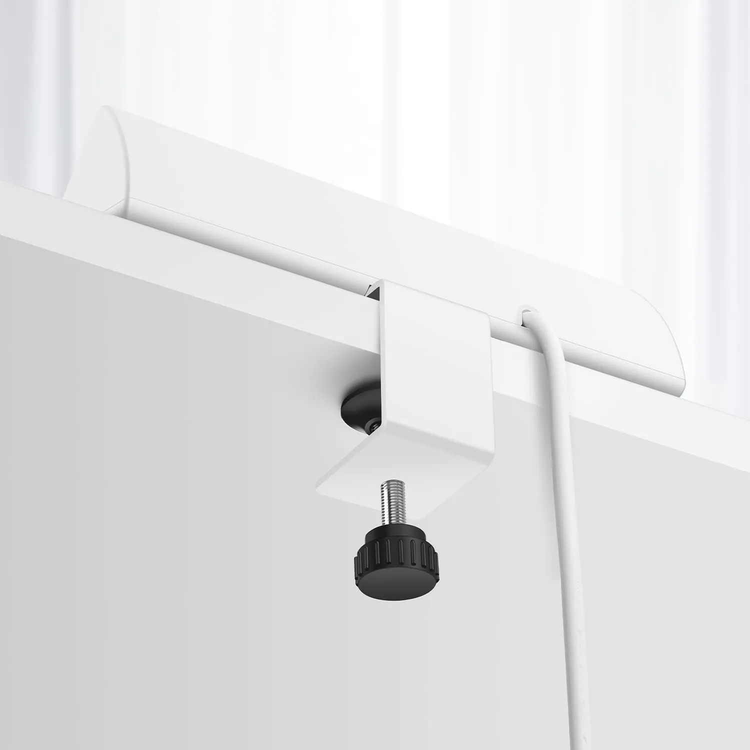 Desk Clamp Power Strip USB C,40W Fast Charging Station,2 PD 20W USB C Charger,Desk Edge Mount Power Strip 4 USB Ports 3 Widely Spaced Outlets Surge Protector,Fit 1.96" Tabletop Edge,ETL Listed