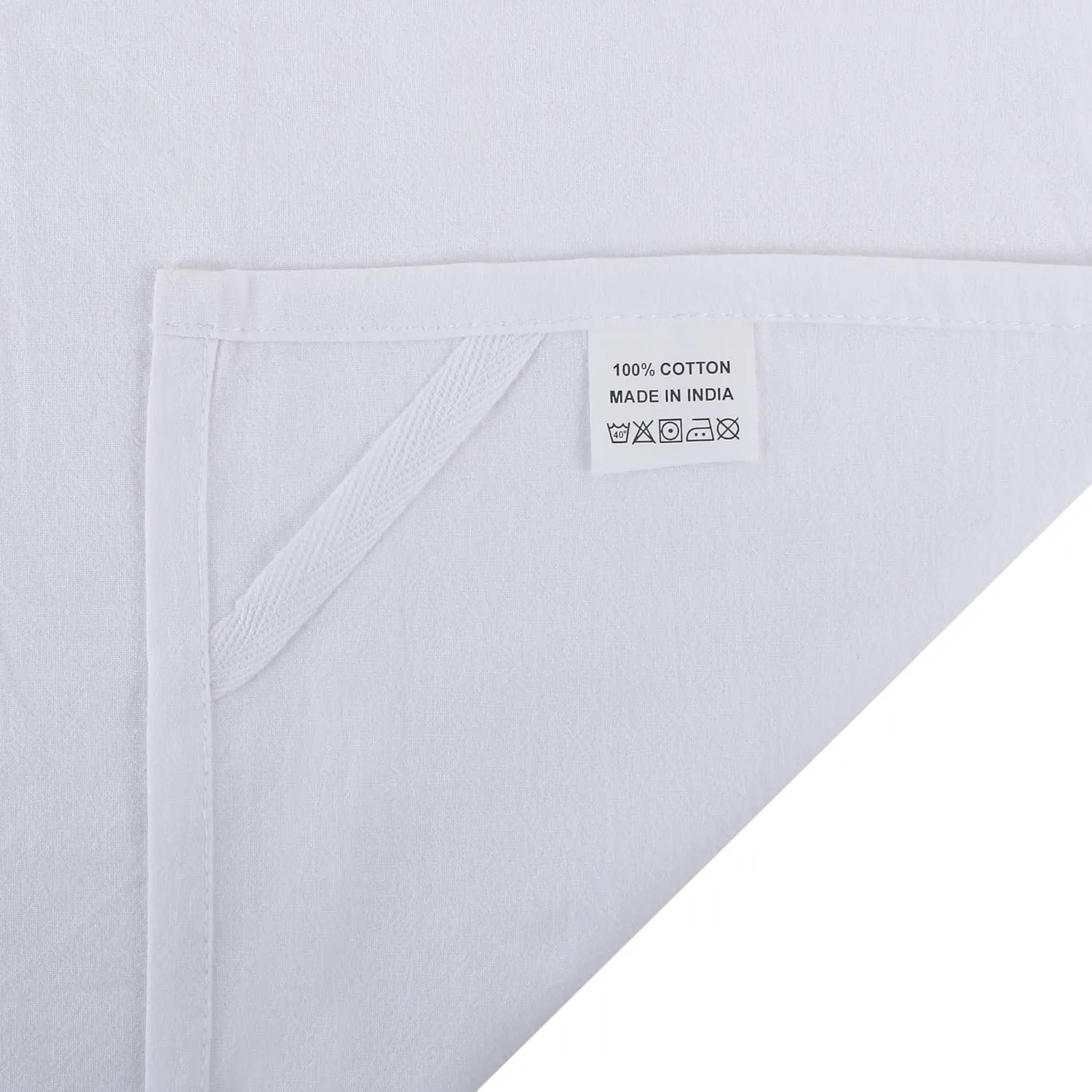DG Collections Flour Sack Dish Towels for Kitchen, Set of 24 (27 x 27 Inches), Multi-use White Kitchen Towels, 100% Cotton, Highly Absorbent Hand Towels, Tea Towels for Embroidery, and Print - White