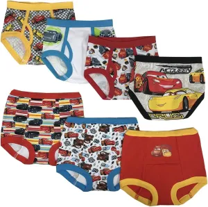 Disney Boys' Pixar Cars Toddler Potty Training Pant and Starter Kit with Stickers & Tracking Chart Sizes 18m, 2t, 3t, 4t