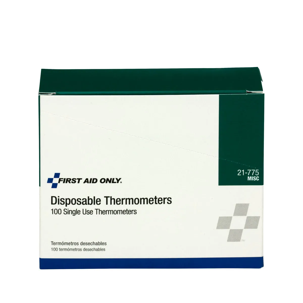 Disposable Thermometers, 100 Per Box