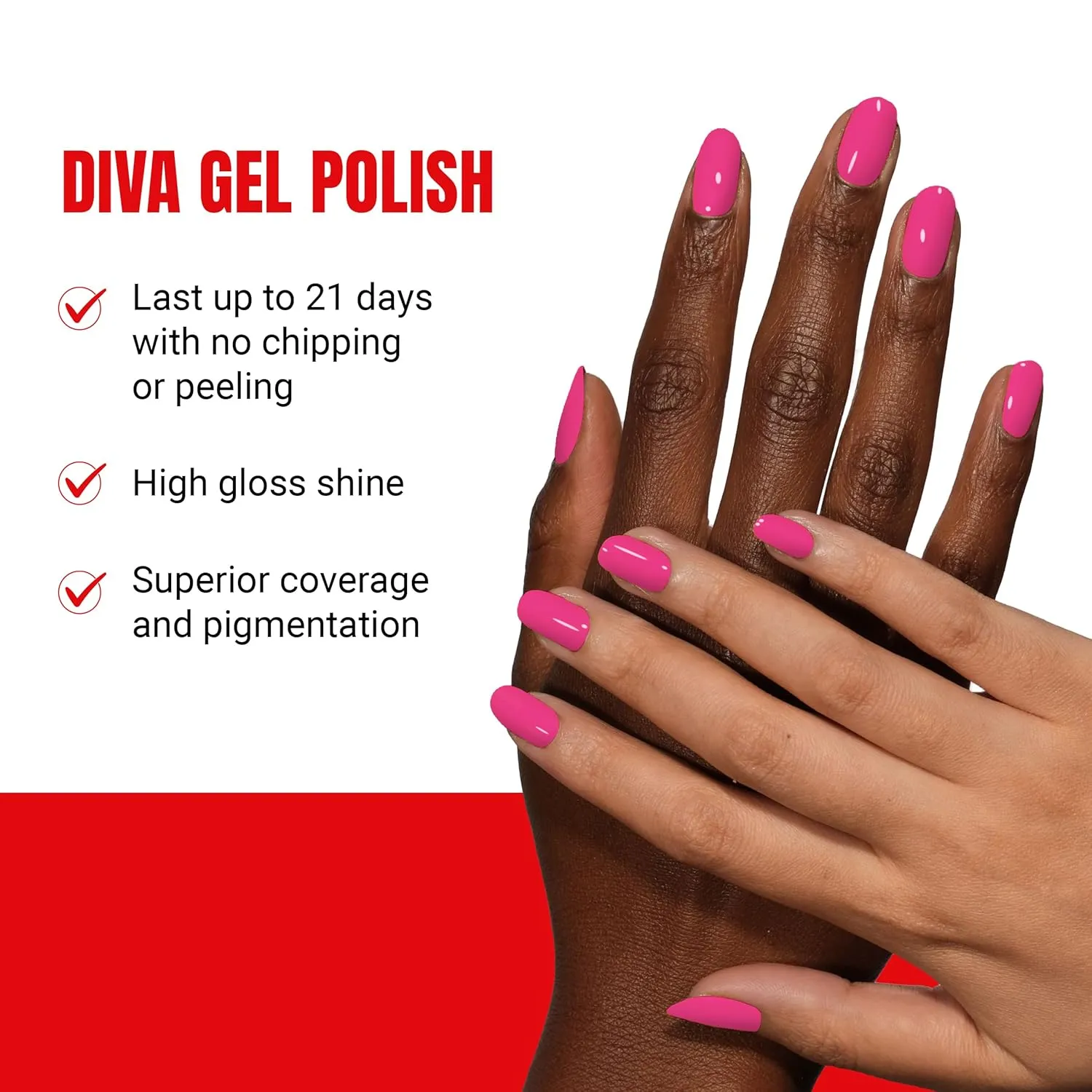 DND Diva Gel Polish Set, First Class Collection, UV/LED Gel Polish and Air Dry Nail Lacquer, Matching Chip-Free Polish Duo, 216 Tropic Like It’s Hot, 0.5 Fl Oz