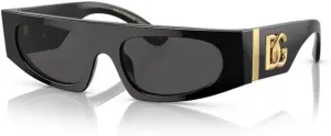 Dolce & Gabbana DG4411 Rectangular Sunglasses for Women   BUNDLE With Designer iWear Eyewear Kit