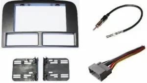 Double Din Aftermarket Stereo Navigation Bezel Radio Install Kit Compatible with Jeep Grand Cherokee WJ 2002-2004