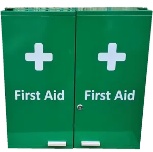 Double Door First Aid Cabinet Wall Mountable