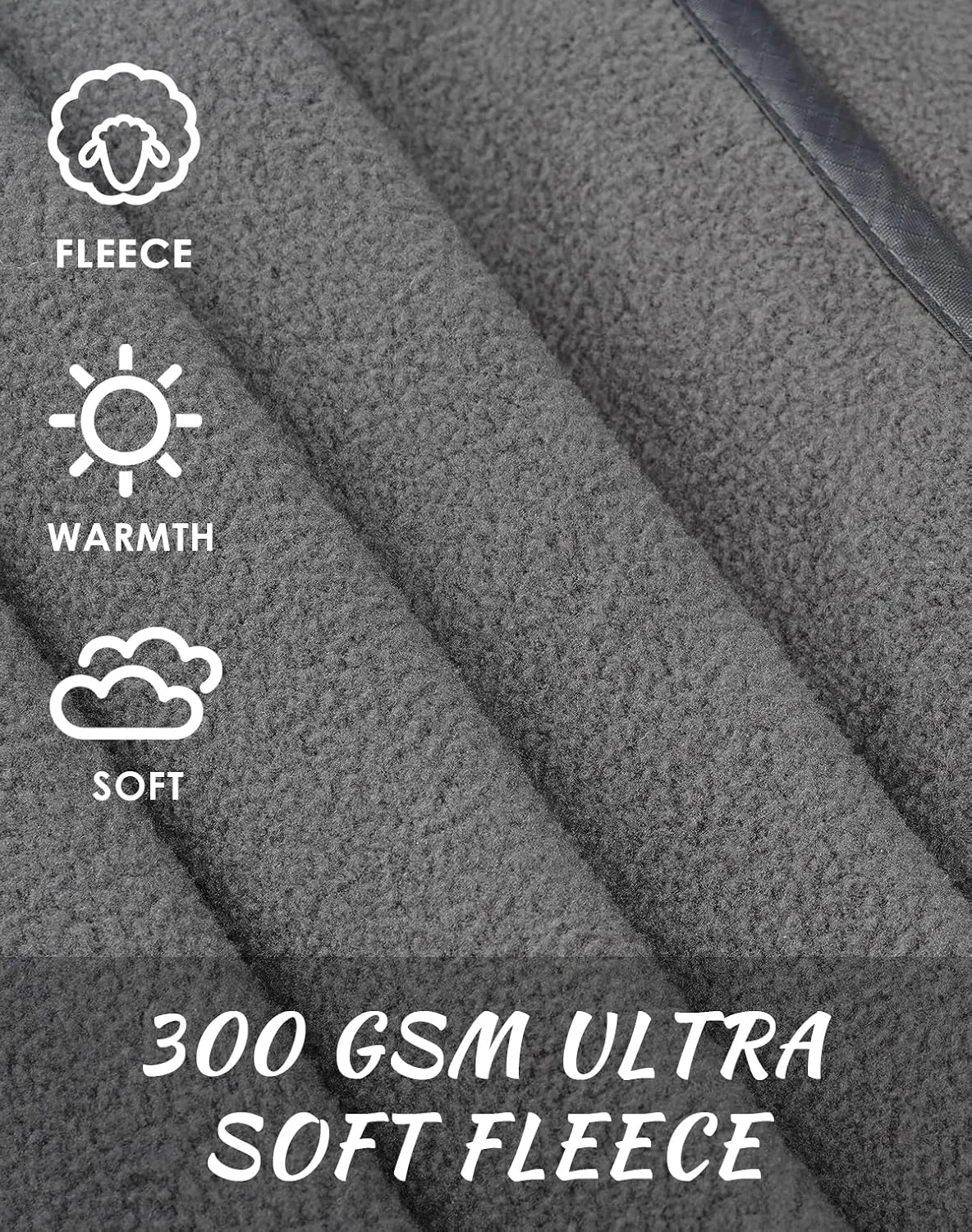 DUKUSEEK Outdoor Waterproof Blanket, Waterproof Windproof Outdoor Fleece Blanket - Large (79x56), Portable, Wearable, Warm for Outdoor Camping, Picnic, Stadium, Sports, Beach, Concerts, Car, Dogs…