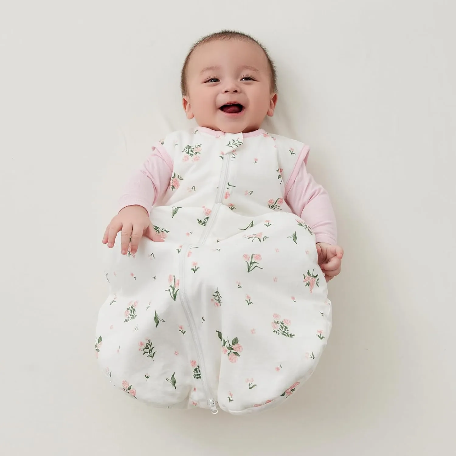 Duomiaomiao 2.5 TOG Baby Sleep Sack 100% Cotton Winter Baby Wearable Blanket, Warm Quilted Comfy Toddler Sleeping Sack