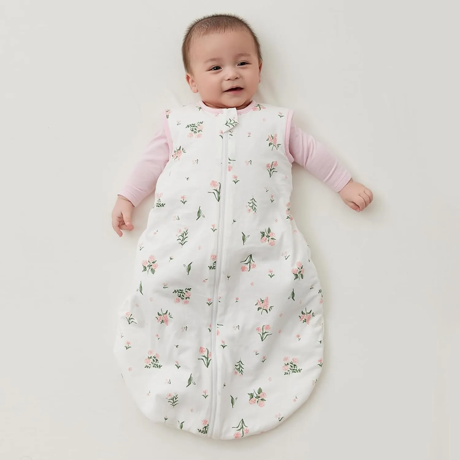 Duomiaomiao 2.5 TOG Baby Sleep Sack 100% Cotton Winter Baby Wearable Blanket, Warm Quilted Comfy Toddler Sleeping Sack