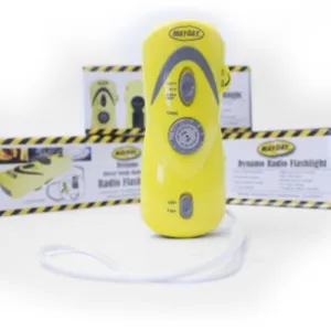 Dynamo Hand Crank AM-FM Radio Flashlight