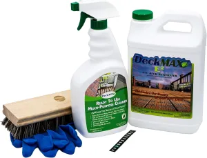 E2 PVC Deck Revitalizer - PVC Color Restorer. Rejuvenates Your Deck & Removes Stains & Scuffs. The E2 Bundle Contains What You Need to Clean & Restore Original Color to PVCs & Decks