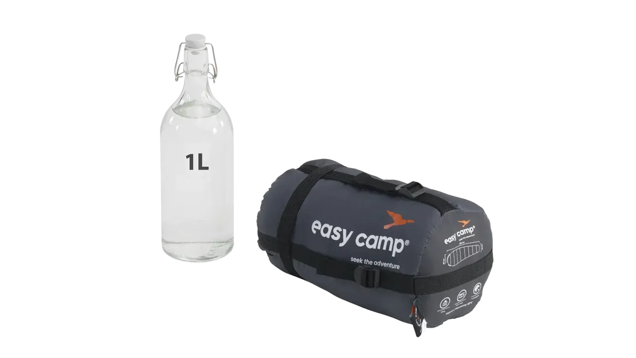Easy Camp Falcon Mummy Sleeping Bag - Grey