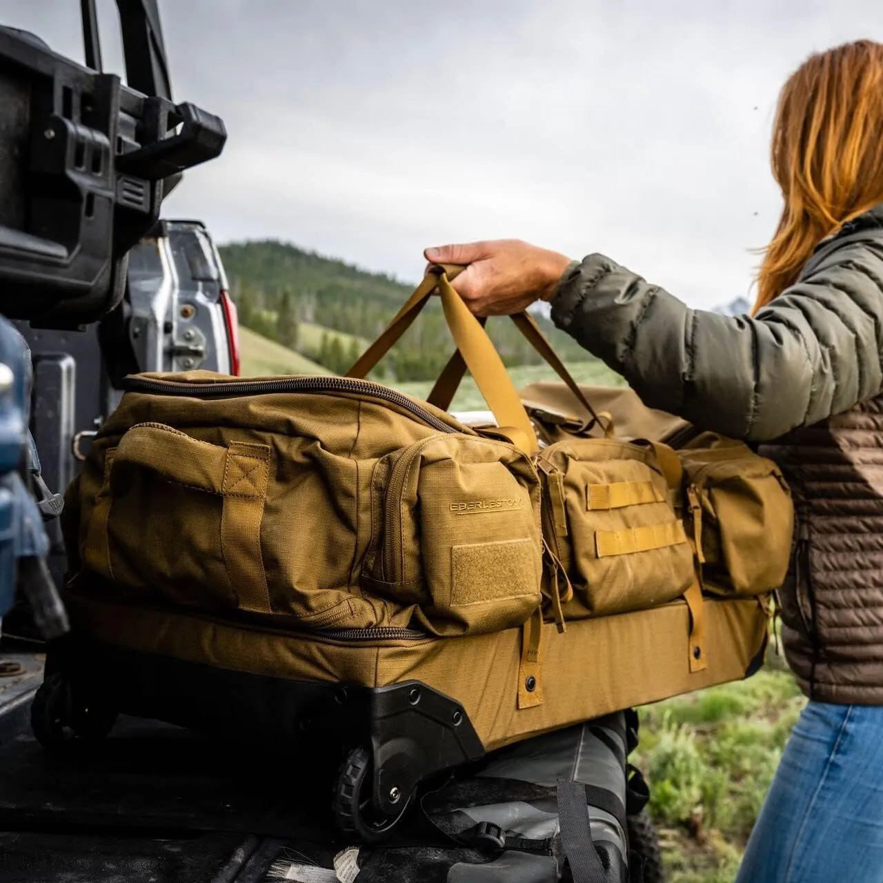 Eberlestock Atlas Duffel - Your Hunting and Travel Companion for Endless Adventure, Military Green