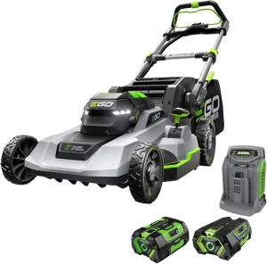 EGO POWER  Electic Lawn Mower, Self-Propelled Cordless with Touch Drive, Includes 56V 6.0Ah Battery, 4.0Ah Battery and Rapid Charger - LM2123SP-2