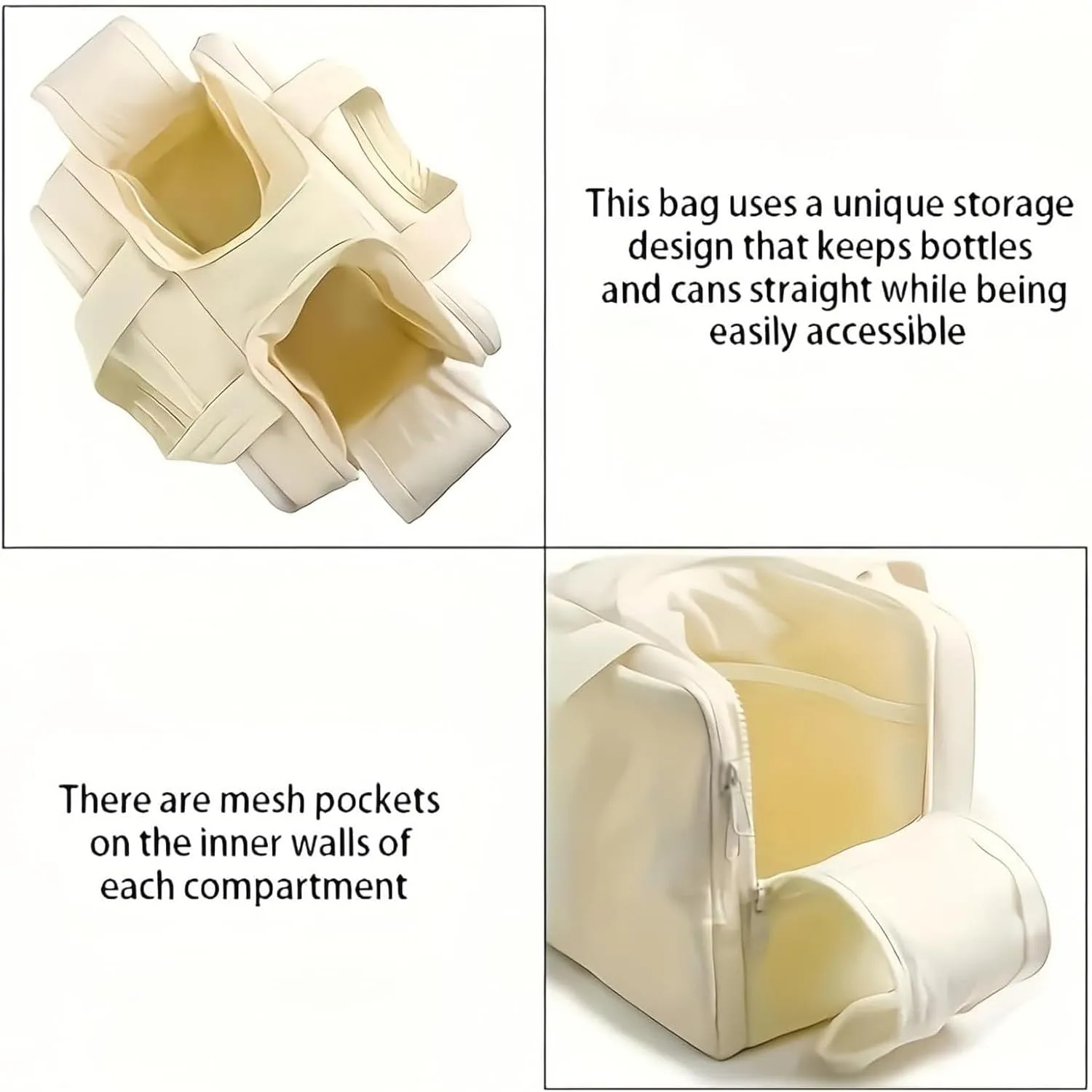 Elouva Toiletry Bag, Large Capacity Wide-Open Travel Cosmetic Bag, 4-in-1 MultiFunctional Lightweight Makeup Bags for Women with Handle for Accessories, Toiletries (29.97x18.54x21.08cm)