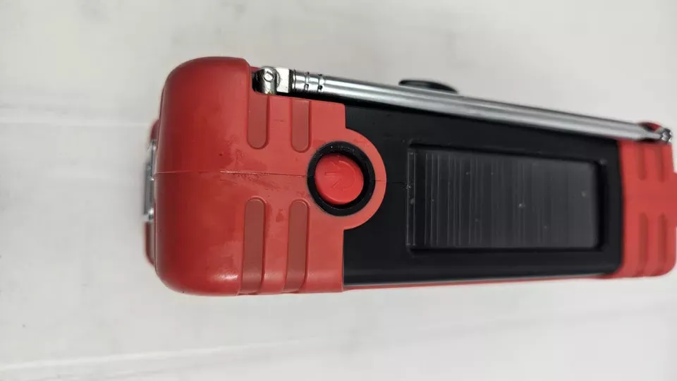 Emergency Solar Hand Crank Radio by Sharper Image