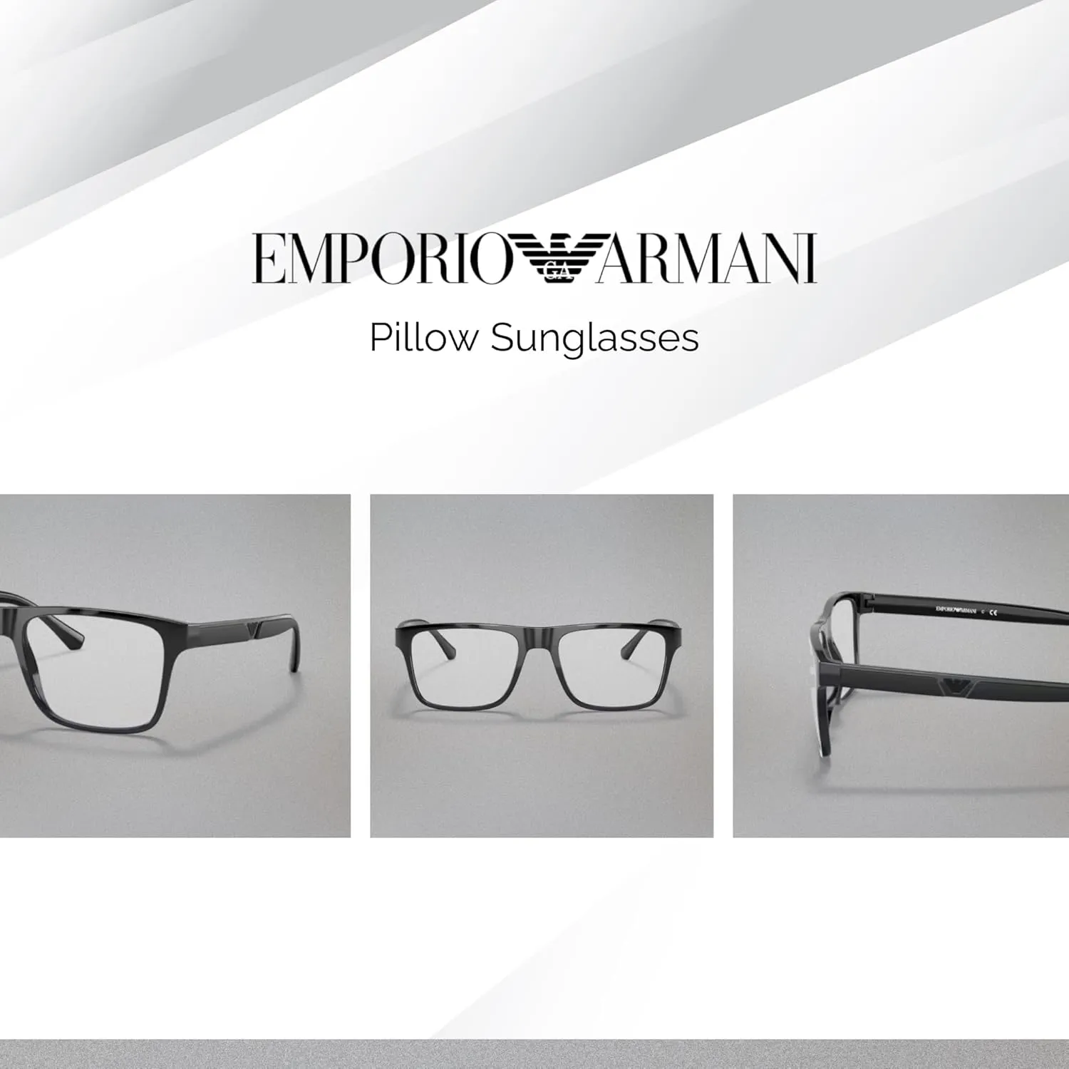 Emporio Armani EA4115 Square Sunglasses for Men   BUNDLE With Designer iWear Complimentary Eyewear Kit