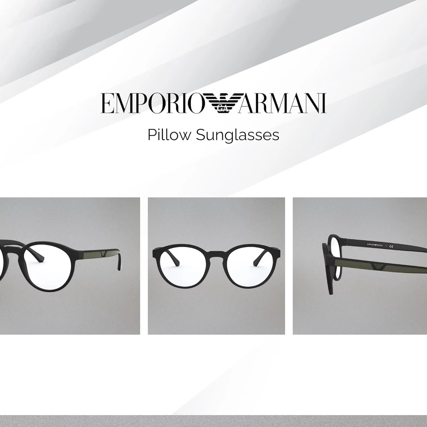 Emporio Armani EA4152 Round Sunglasses for Men   BUNDLE With Designer iWear Complimentary Eyewear Kit