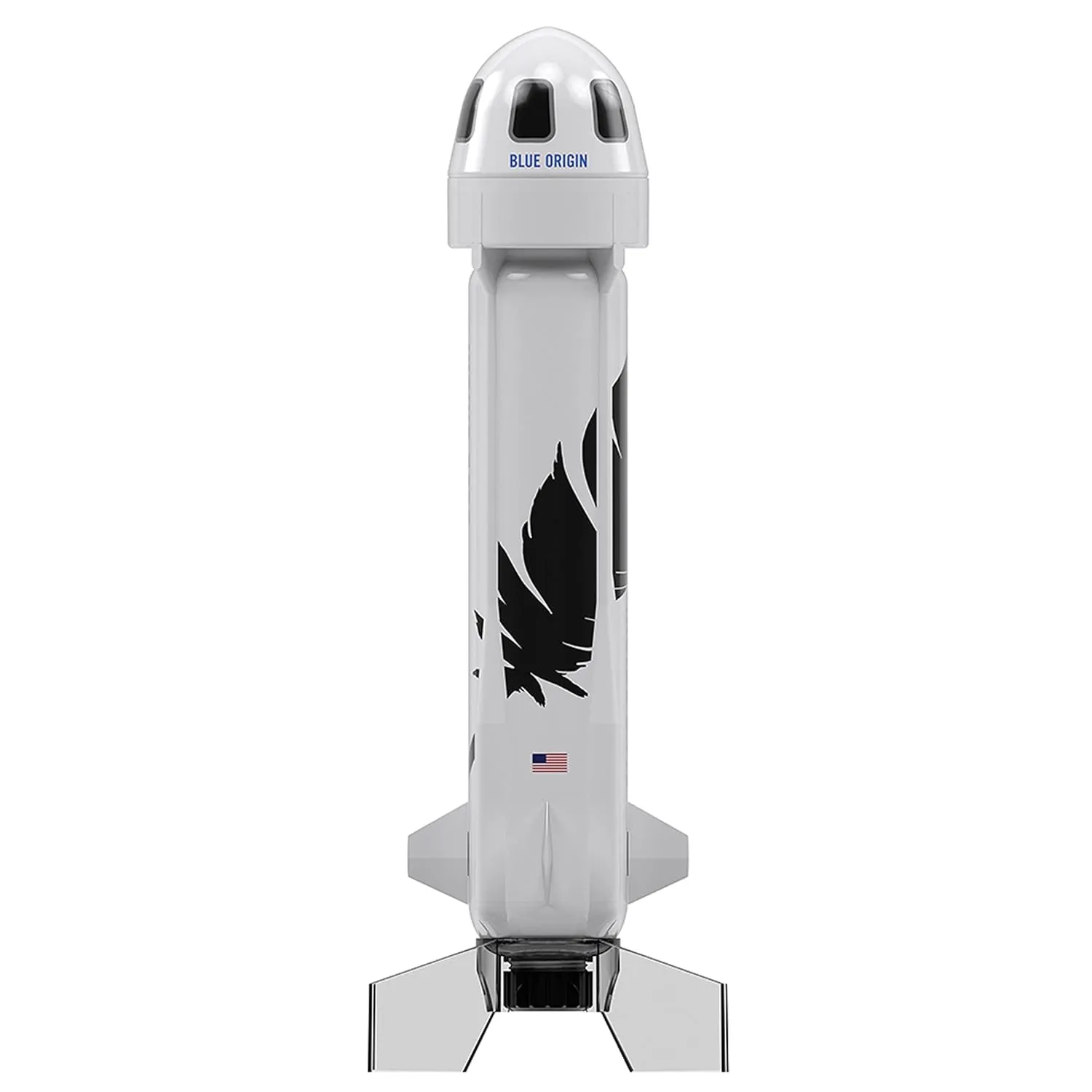 Estes 2198 Blue Origin New Shepard Rocket-Building Kit, Beginner Flying-Rocket-Model Kit for Ages 10 