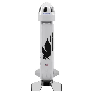 Estes 2198 Blue Origin New Shepard Rocket-Building Kit, Beginner Flying-Rocket-Model Kit for Ages 10 