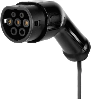 EV Charger Type 2 Plug Female EV Side IEC62196 Compatible For Mennekes Charging Adapter 32A 16A Three Phase 480V For Electric Car Vehicle EVSE(16A 3Phase)