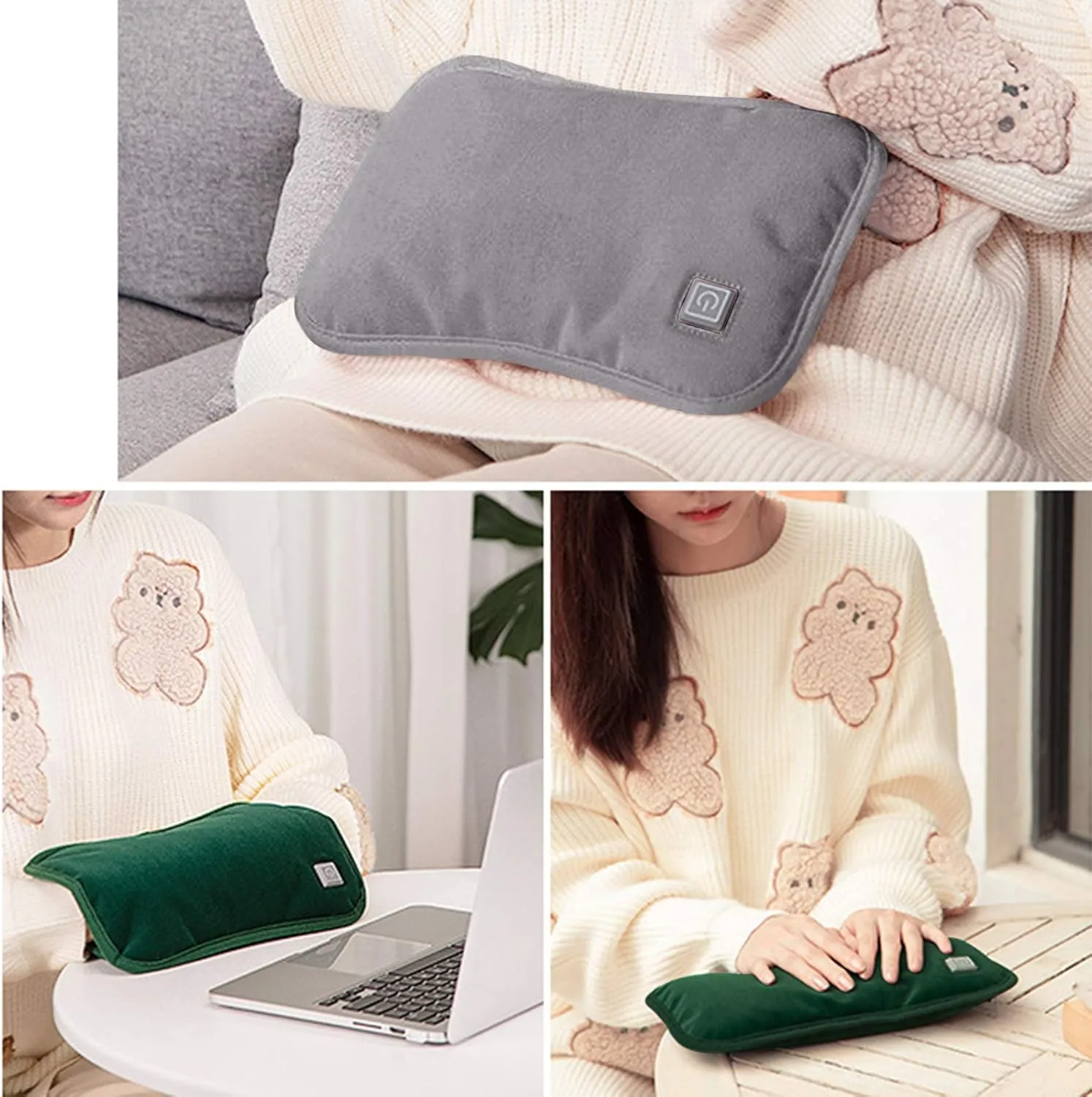 Faux Fur Hand Muff Wrist Hand Warmer Gloves Plush Thicken Hand Muffs Women Insulated Hand Cover Soft Full Finger Mitten