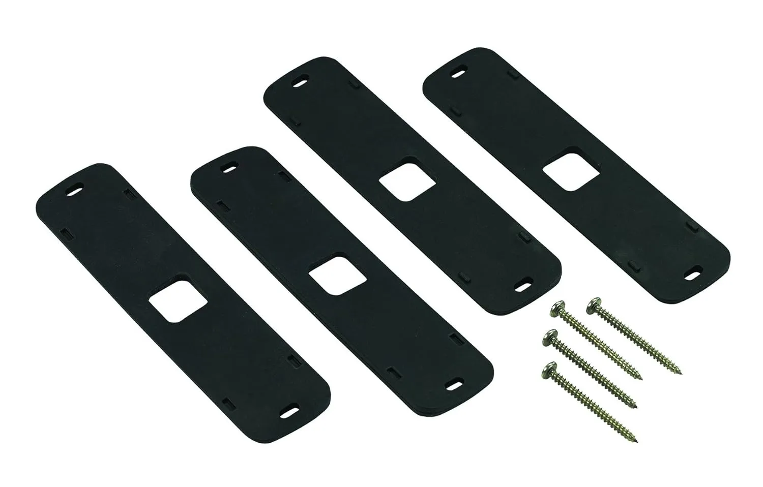 Federal Signal MPSM6U-SPACRKT MicroPulse Kit of Four 5-Degree Rubber Mounting Wedges for Use with MPS600 Lights, Black