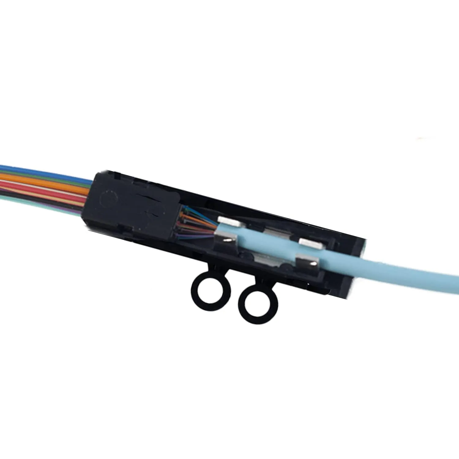 Fiber Optic Cable Buffer Tube Fan-Out Kit 25"" Long. Field installable fanout Solutions for transitioning 250μm fibers to 900um for Direct Connector Termination (6 Strand, 10)
