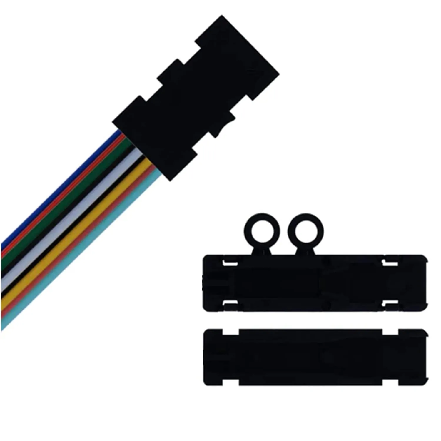 Fiber Optic Cable Buffer Tube Fan-Out Kit 25"" Long. Field installable fanout Solutions for transitioning 250μm fibers to 900um for Direct Connector Termination (6 Strand, 10)