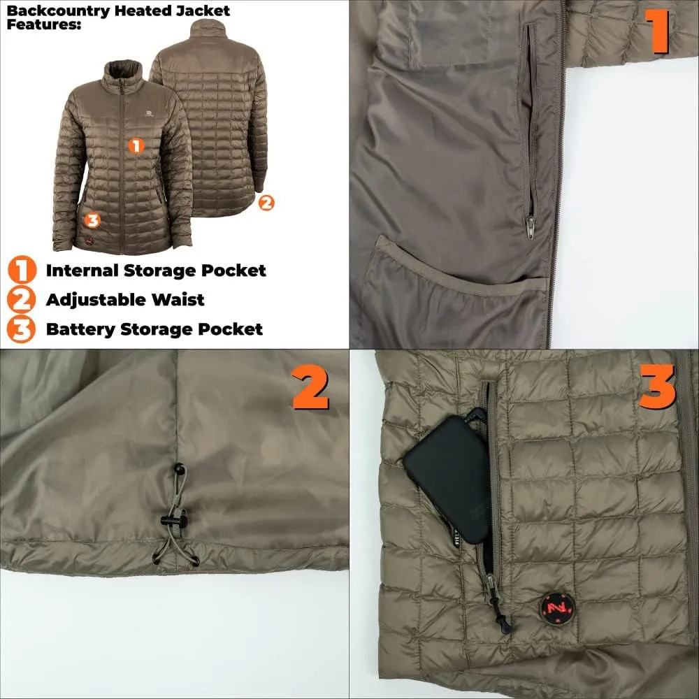 Fieldsheer Mobile Warming Women's Backcountry Jacket 7.4V