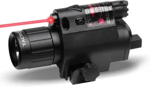 Firefly V1 Red or Green Laser Flashlight with Charger | Combat Veteran Owned Company | Picatinny Rail Mount and Tail Switch | Rifle or Hand Gun