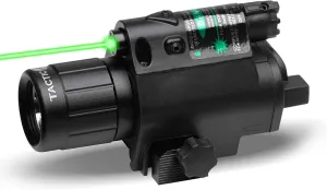 Firefly V1 Red or Green Laser Flashlight with Charger | Combat Veteran Owned Company | Picatinny Rail Mount and Tail Switch | Rifle or Hand Gun