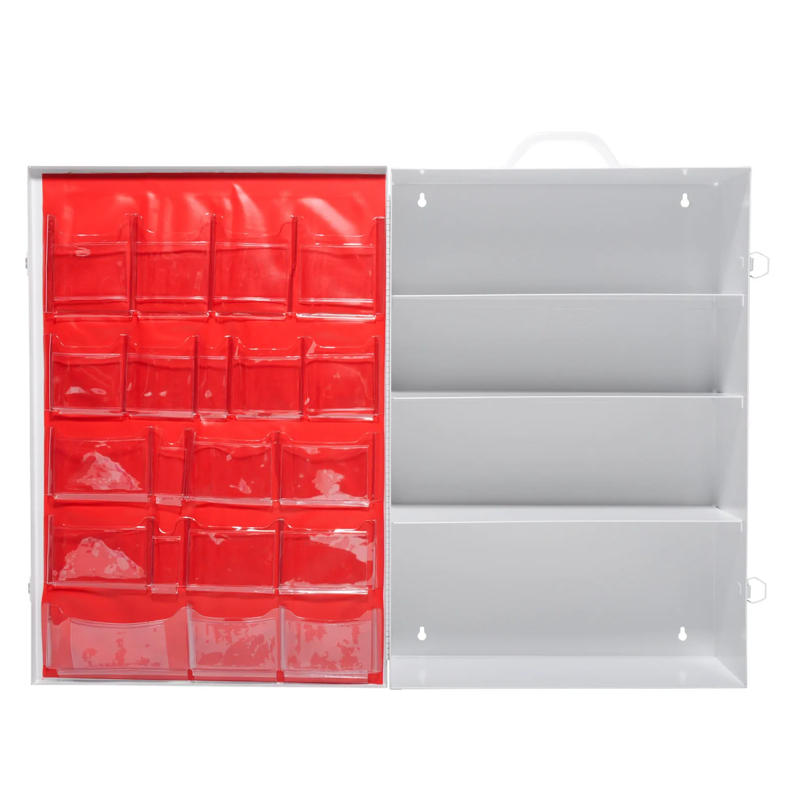 First Aid Box Industrial 4 Shelf Metal Empty