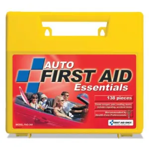 First Aid Only® Auto First Aid Kits, Plastic, Portable, FAO-340