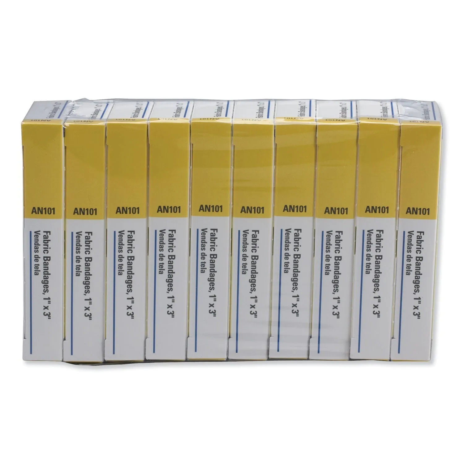 First Aid Only™ First-Aid Refill Fabric Adhesive Bandages, 1 X 3, 160/pack