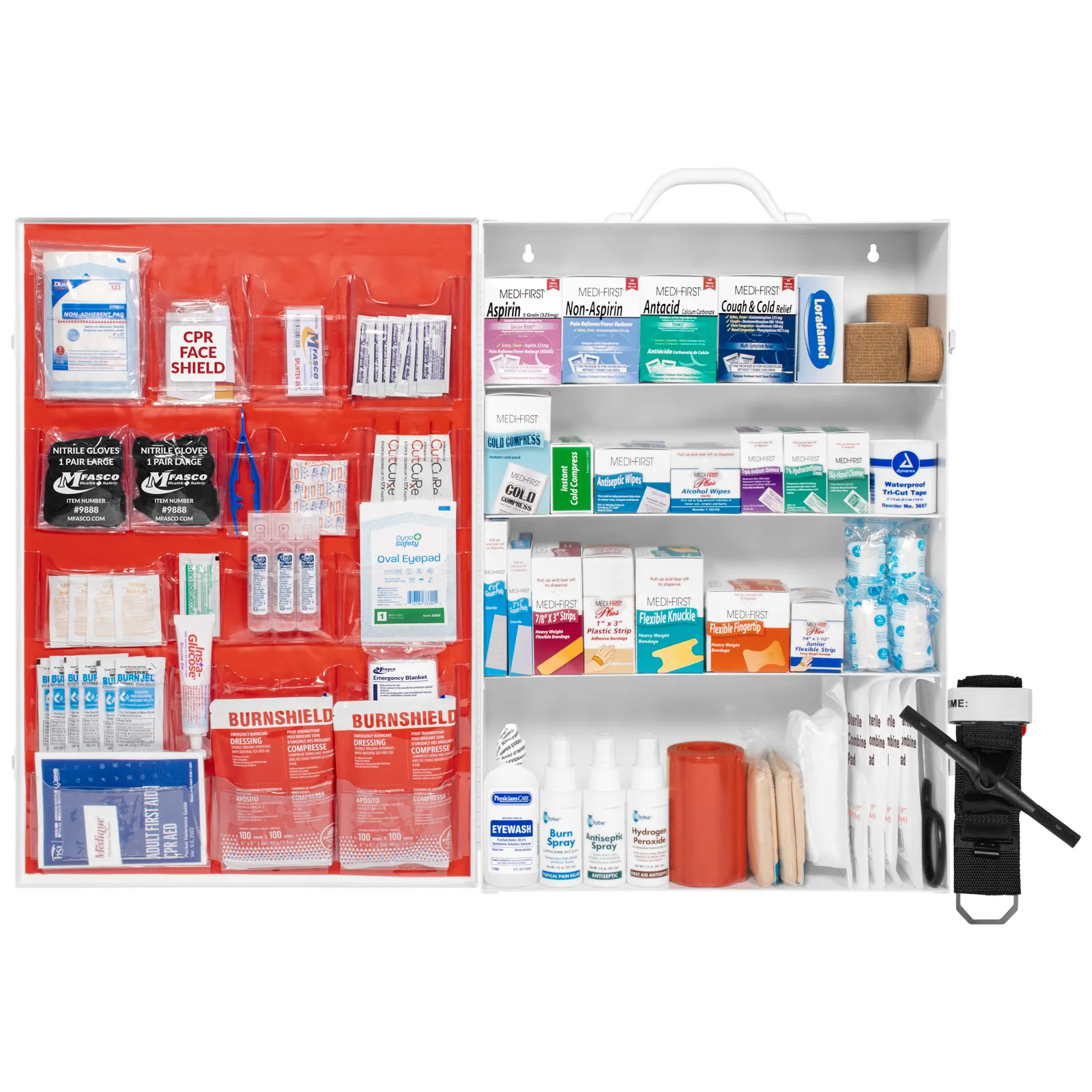 Firstaid Kit 4 Shelf W/Fill Complete No Logo