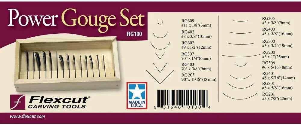 Flexcut Power Gouges