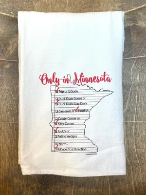 Flour Sack Towel - Only in MN