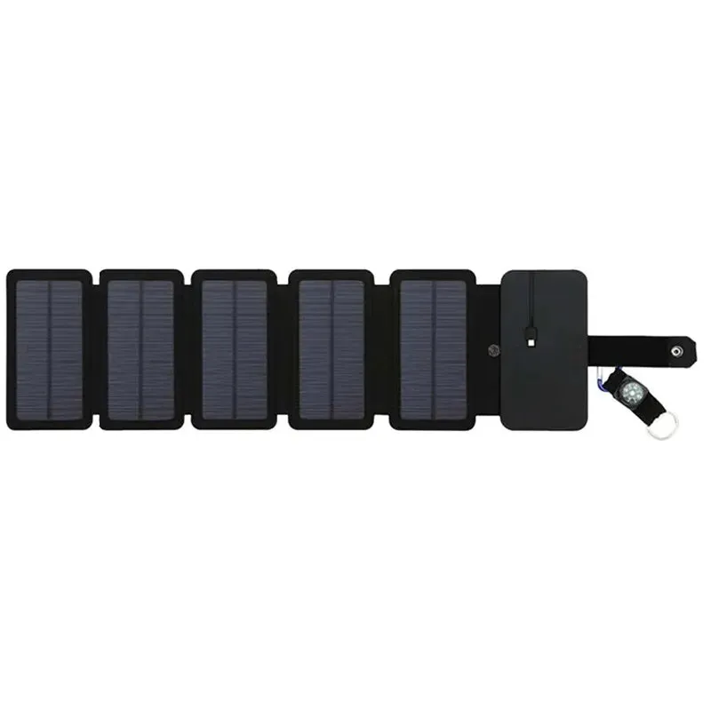Foldable Solar Charger - Multifunctional Portable Charging Panel for Camping