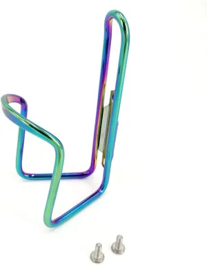for Lit-epro Bicycle Bottle Holder Aluminum Alloy Titanium Plating Multicolor Kettle Cage MTB Road Folding Bike Water Bottle Rack